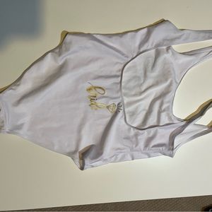 Bride bathing suit
